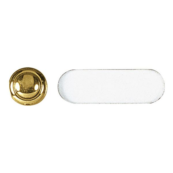 Brass button+name plate Patavium plates image 1