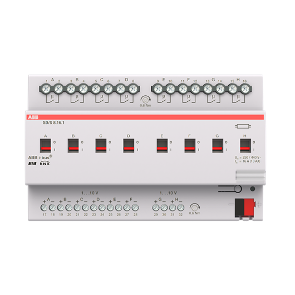 SD/S 8.16.1 SD/S8.16.1 Switch-/Dim Actuator, 8-fold, 16 A, MDRC image 6