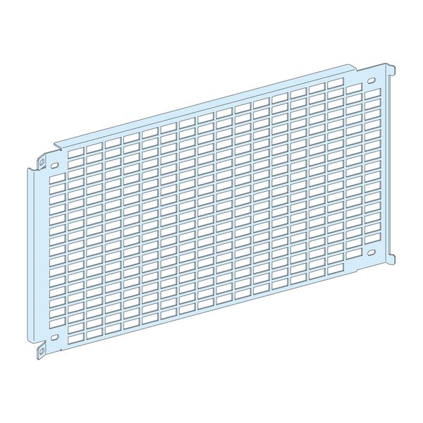 Universal slotted mounting plate, 6 modules image 1