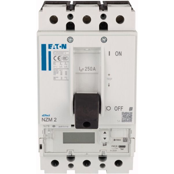 NZM2 PXR25 circuit breaker - integrated energy measurement class 1, 250A, 3p, Screw terminal image 4