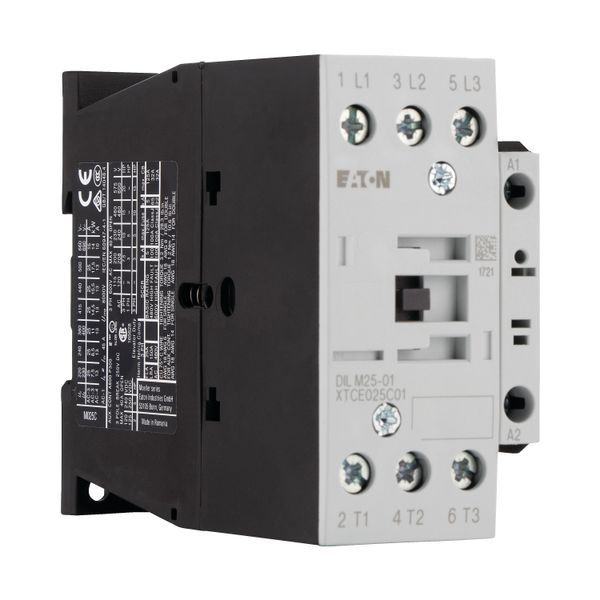 Contactor, 3 pole, 380 V 400 V 11 kW, 1 NC, 230 V 50/60 Hz, AC operation, Screw terminals image 17