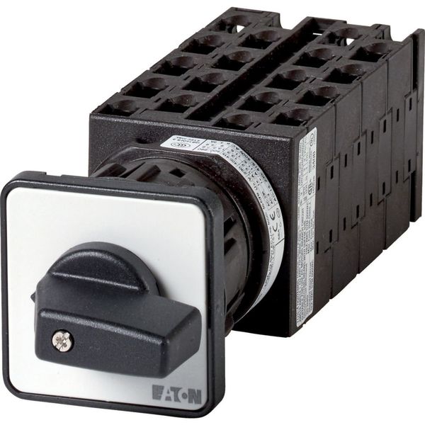 Step switches, T0, 20 A, centre mounting, 9 contact unit(s), Contacts: 18, 30 °, maintained, Without 0 (Off) position, 1-9, Design number 15294 image 1