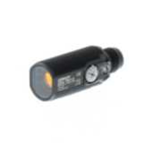 Photoelectric sensor, M18 threaded barrel, plastic, red LED, through-b E3FA0075M image 1