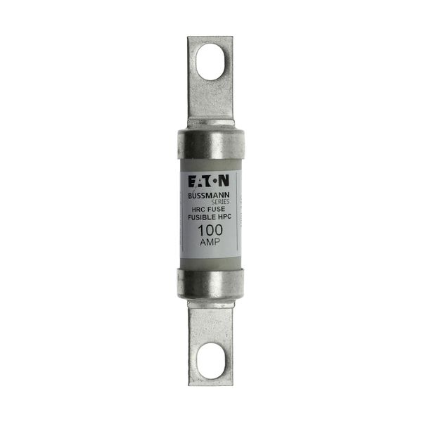 Fuse-link, low voltage, 100 A, AC 600 V, DC 250 V,  HRCII-C, 22 x 111 mm, CSA image 2