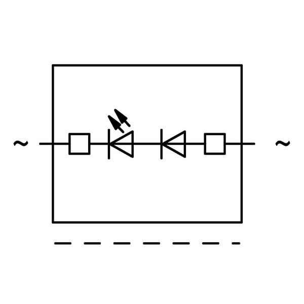 Component plug for carrier terminal blocks 2-pole gray image 2