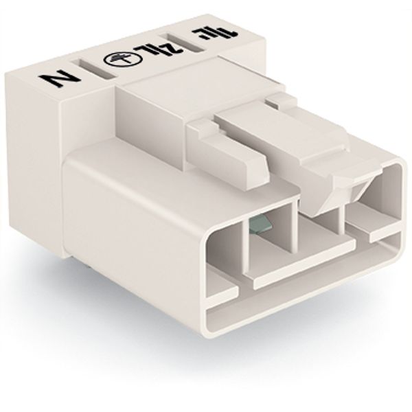 Plug for PCBs angled 4-pole white image 3