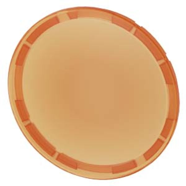 pushbutton, flat, amber, for illuminated pushbutton image 1