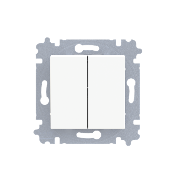 3559H-A87445 68W Flush Mounted Inserts Rocker lever 2 rocker 250 V (Off switch 2x1-pole) image 1