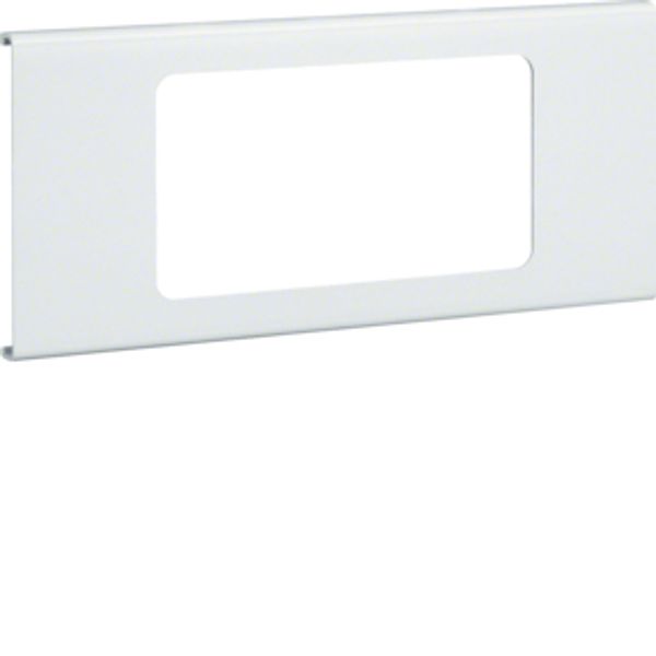 Pre-cut lid 2gang FB 60110 traffic white image 1