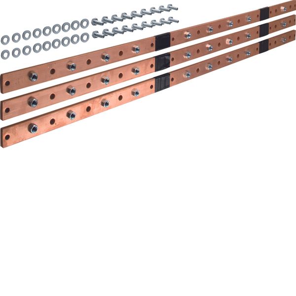 Busbar,universN,40x10mm,5 section image 1
