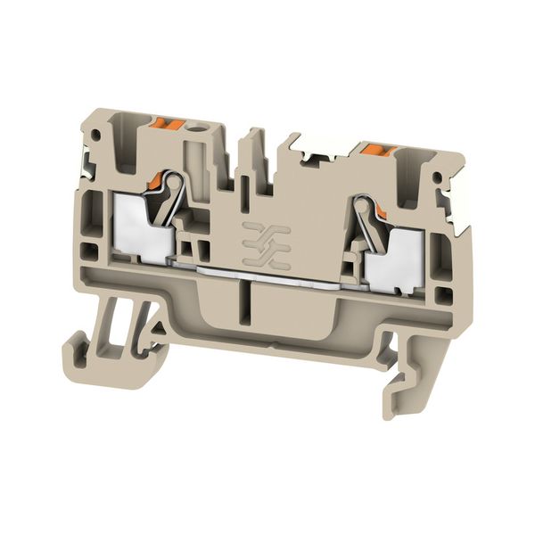 Feed-through terminal block, PUSH IN, 2.5 mm², 800 V, 24 A, Number of  image 1