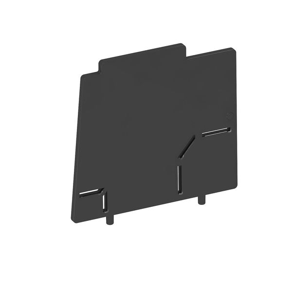 MT45V TW  Partition, for instrument insert Modul 45, graphite black Polyamide image 1