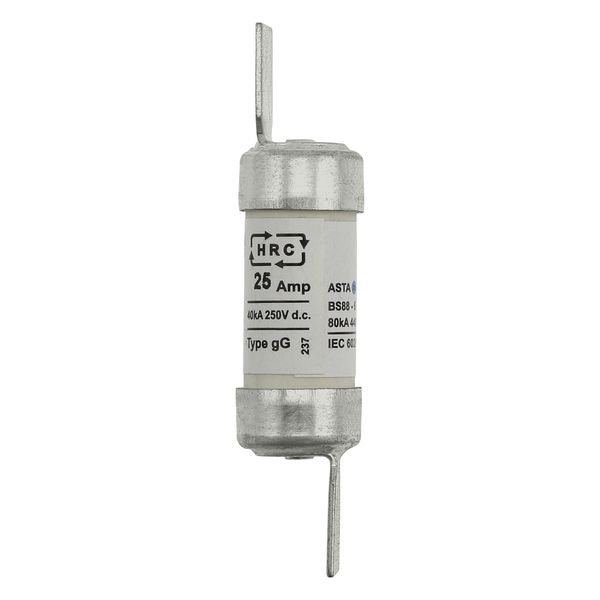 Fuse-link, low voltage, 25 A, AC 440 V, BS88/F1, 15 x 62 mm, gL/gG, BS image 21