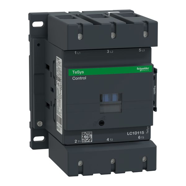 TeSys Deca contactor, 3P(3NO), AC-3, 440V, 115A, 230V AC 50/60 Hz coil image 4