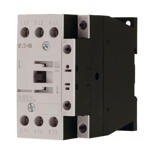 Contactor, 3 pole, 380 V 400 V 15 kW, 1 N/O, RDC 24: 24 - 27 V DC, DC operation, Screw terminals image 14