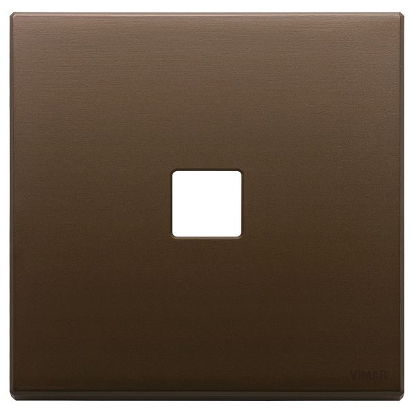 Plate 2Mx1 Flat brushed dark bronze image 1