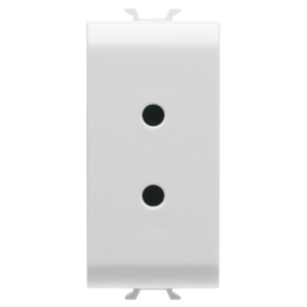 SELV SOCKET-OUTLET - 2P 6A 24V - 1 MODULE - GLOSSY WHITE - CHORUSMART image 1