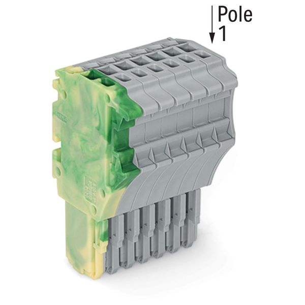 1-conductor female connector Push-in CAGE CLAMP® 1.5 mm² green-yellow/ image 2