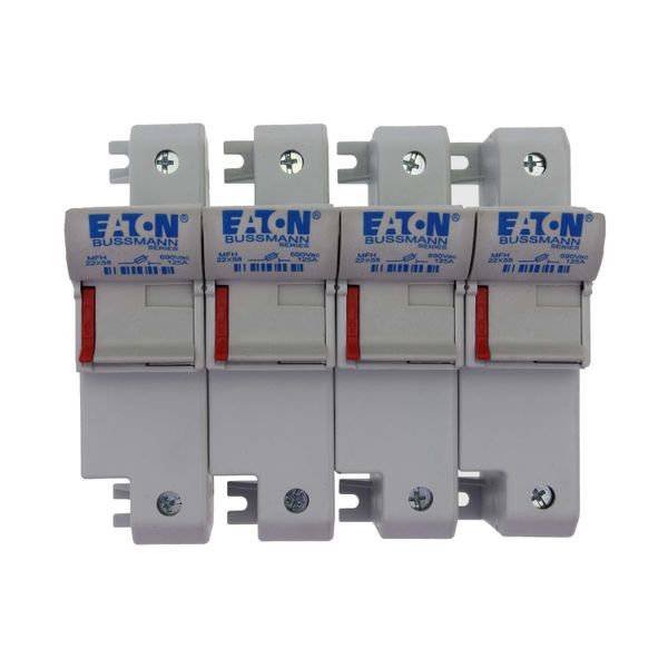 Fuse-holder, low voltage, 125 A, AC 690 V, 22 x 58 mm, 4P, IEC, UL image 24
