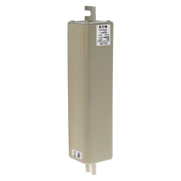 Fuse-link, high speed, 230 A, AC 4500 V, size 3, 76 x 90 x 149 mm, aR, DIN, IEC, single indicator image 15