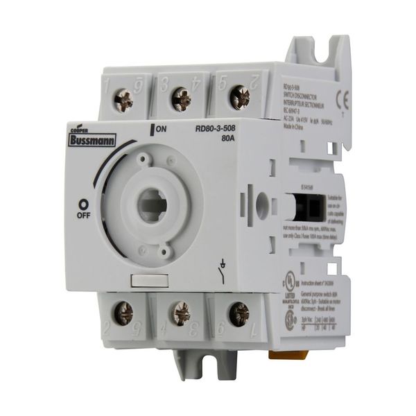RD80-3-508 Switch 80A Non-F 3P UL508 image 3