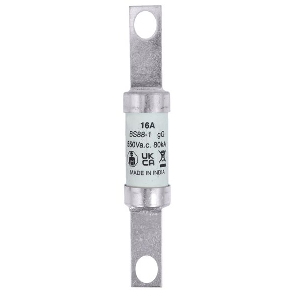 Fuse-link, low voltage, 16 A, AC 550 V, BS88, 21 x 129  mm, gL/gG, BS image 5