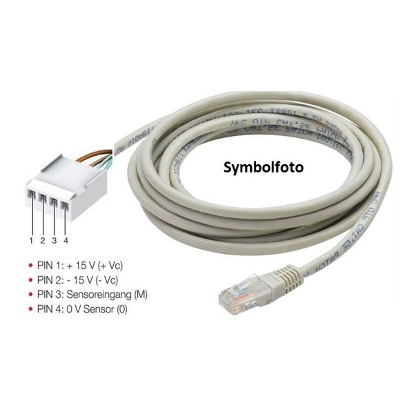 RJ12-MOLEX cable for DC current sensors 0.3m x3 image 1