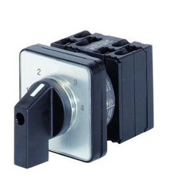 4 step Selector switch 3 pole, 20A, without 0 pos, 1-2-3-4 image 1