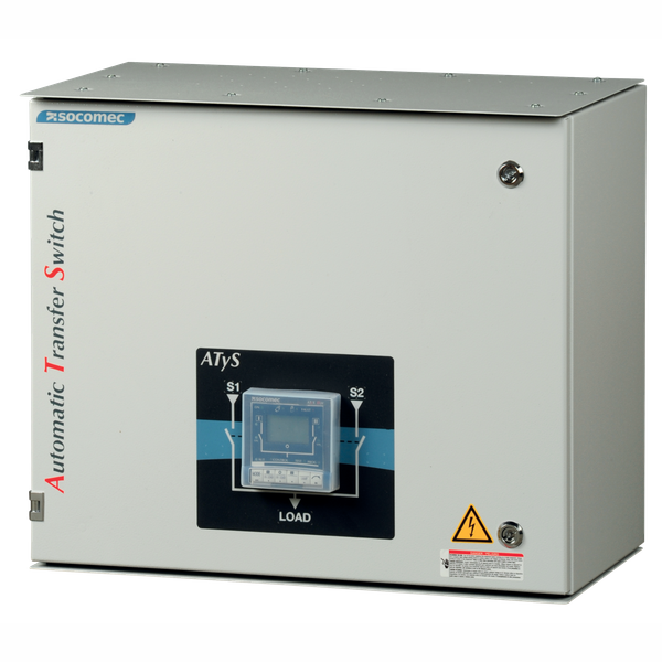 Automatic transfer switch ATyS p 4P 200A in steel enclosure IP54 image 1