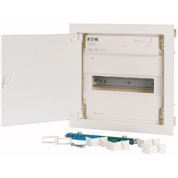 Compact distribution board-flush mounting, 1-rows, flush sheet steel door image 11