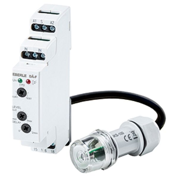 Twilight switch with remote sensor, 5-500Lux / 100-10,000Lux, UC 12-240V, 1 changeover contact 16A image 2