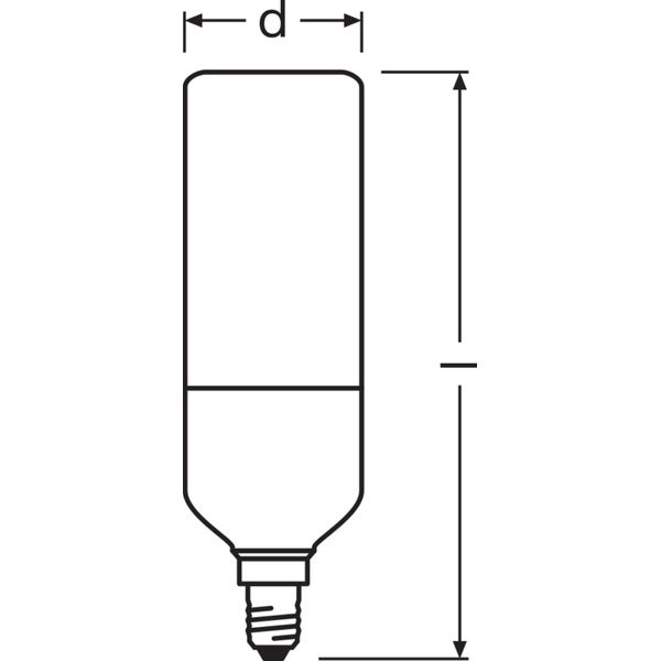 LED STAR STICK 0.5W 515 Frosted E14 image 8