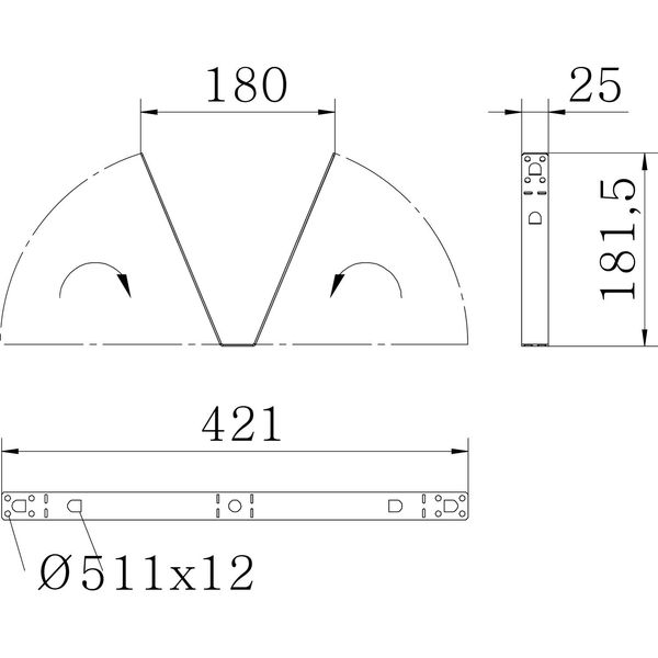 TPB 180 FS Trapezoidal fastening  180x182 image 2