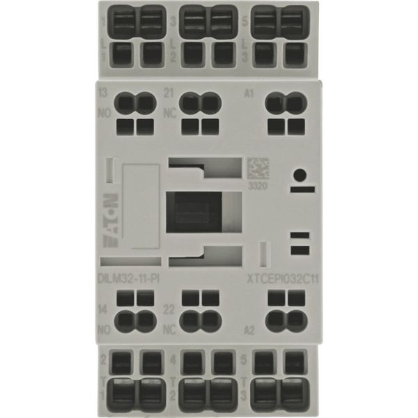 Contactor, 3 pole, 380 V 400 V 15 kW, 1 N/O, 1 NC, 42 V 50 Hz, 48 V 60 Hz, AC operation, Push in terminals image 12