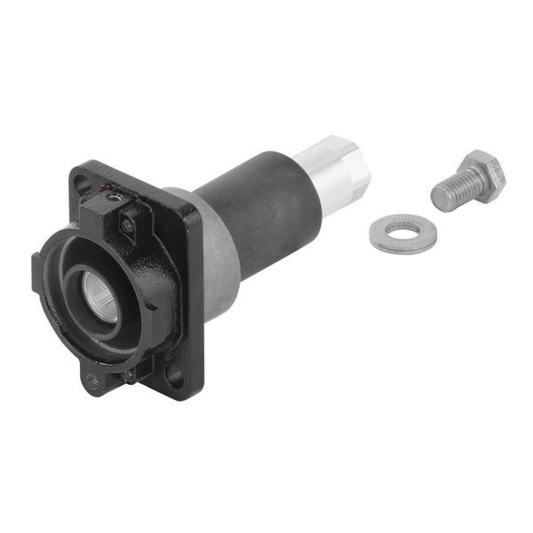 Housing (industry plug-in connectors), Bulkhead housing, Central locki image 1