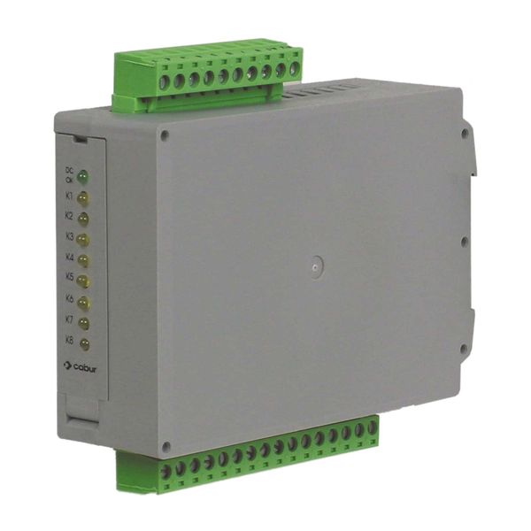 8 electromechanical relay 24Vac/dc SPST(NA) 8A pluggable image 1