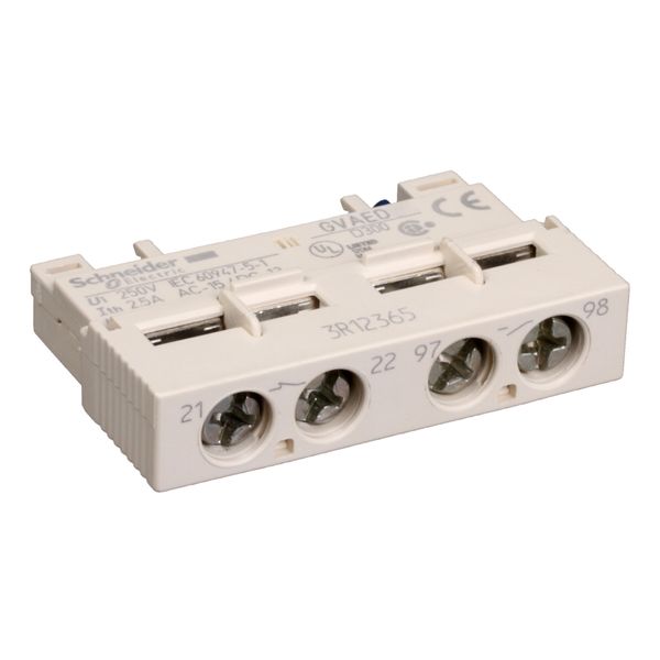 TeSys Deca - auxiliary contact block - 2 NO image 1