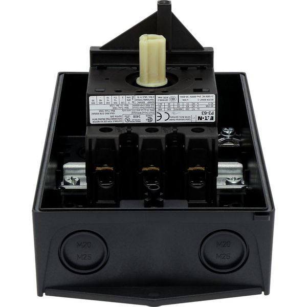 On-Off switch, P3, 63 A, surface mounting, 3 pole, Emergency switching image 36