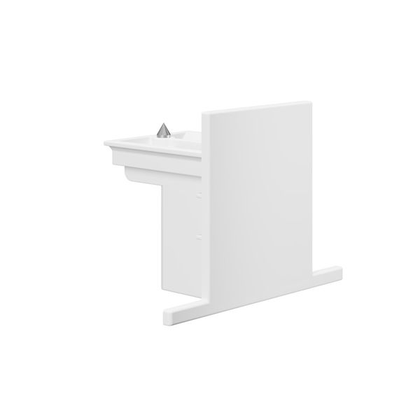 ONETRACK RECESSED END CAP WHITE 9004-R/W image 1