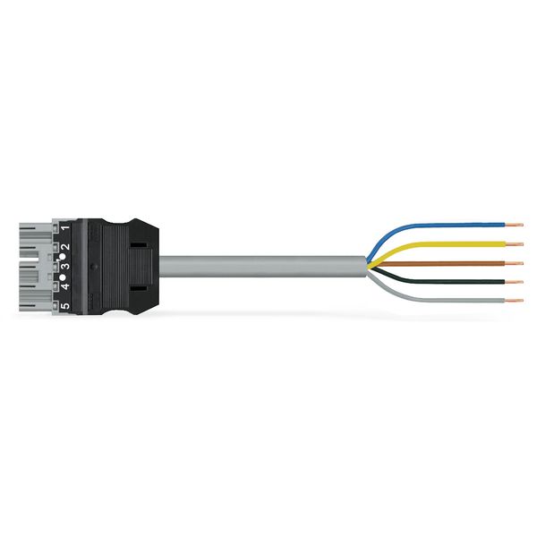 pre-assembled connecting cable Eca Plug/open-ended gray image 1