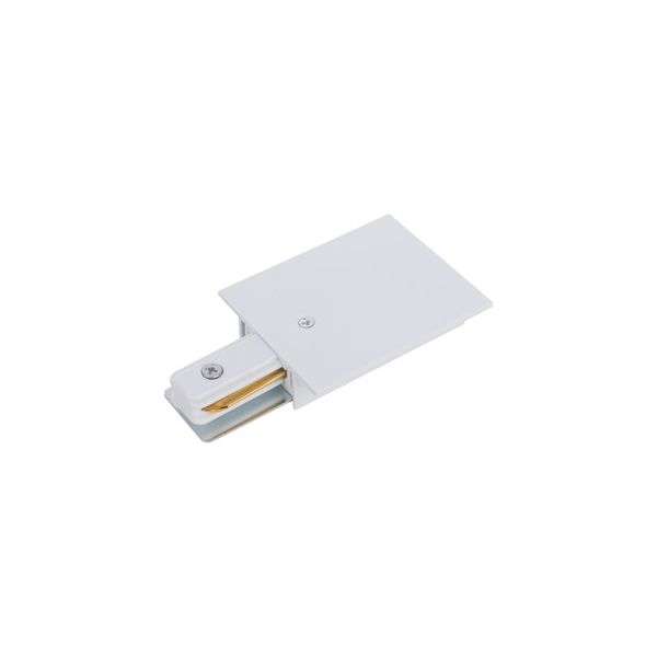 PROFILE RECESSED POWER END CAP WHITE image 1