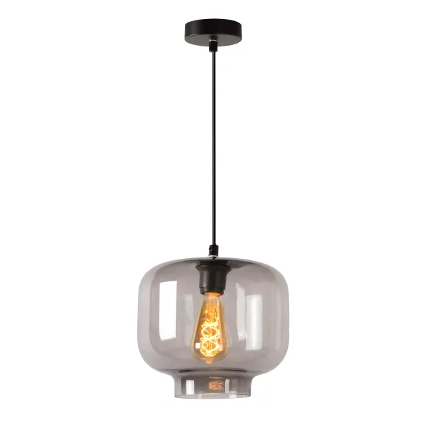 MEDINE Pendant 1x E27 40W Smoke Glass image 1