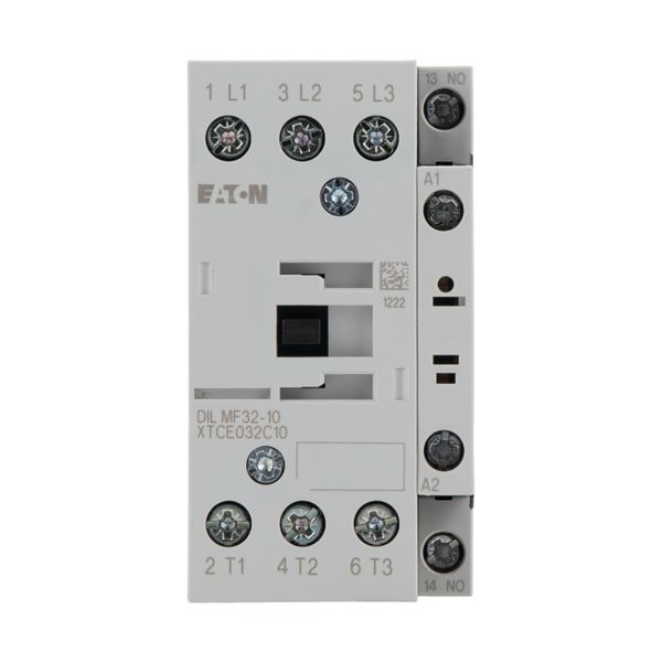 Contactor, 4 pole, AC operation, AC-1: 32 A, 1 N/O, 110 V 50 Hz, 120 V 60 Hz, Screw terminals image 11
