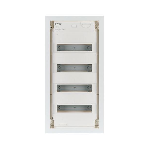 Compact distribution board-flush mounting, 4-rows, super-slim sheet steel door image 6