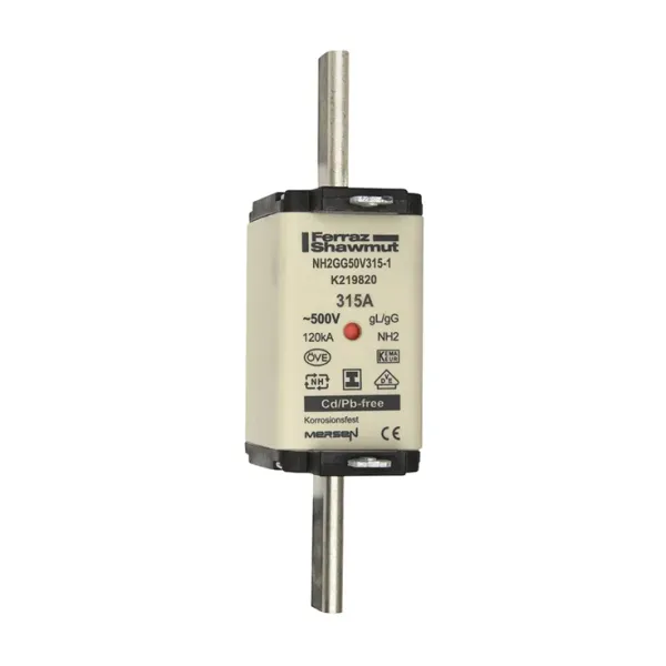 Fuse-link NH2 gG 500VAC 315A isolated tags Double indicator image 2