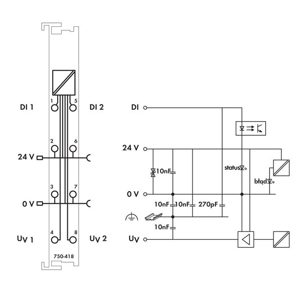 2-channel digital input 24 VDC 3 ms light gray image 5