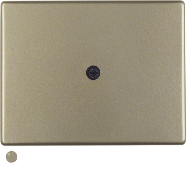 Centre plate for cable out., arsys, light bronze matt, lacq. image 3