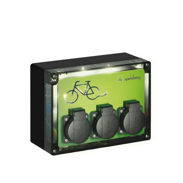 Bicycle charging station TG BCS 3 BE/FR LED image 1