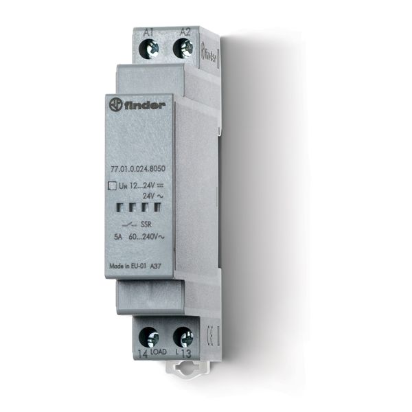 Modular SSR.17,5mm.1NO output 5A/230VAC/input 230VAC Zero-crossing (77.01.8.230.8050) image 3