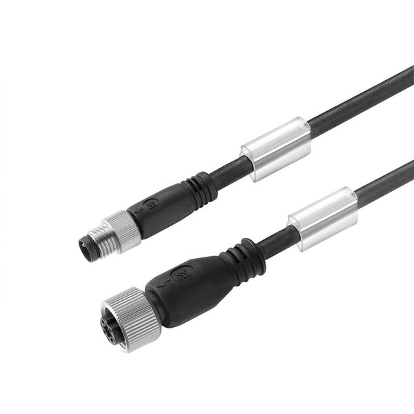 Sensor-actuator Cable (assembled), Connecting line, M12 / M8, Number o image 1